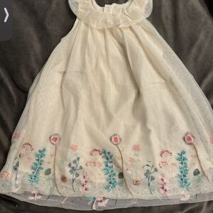 Girl’s dress with embroidery.